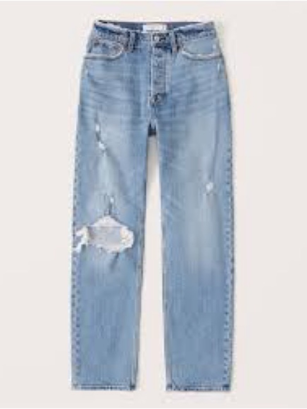Abercrombie Dad High Rise Button Fly Jeans Size 31/12